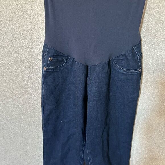 Indigo Blue Maternity Jeans Size M - Picture 11 of 11